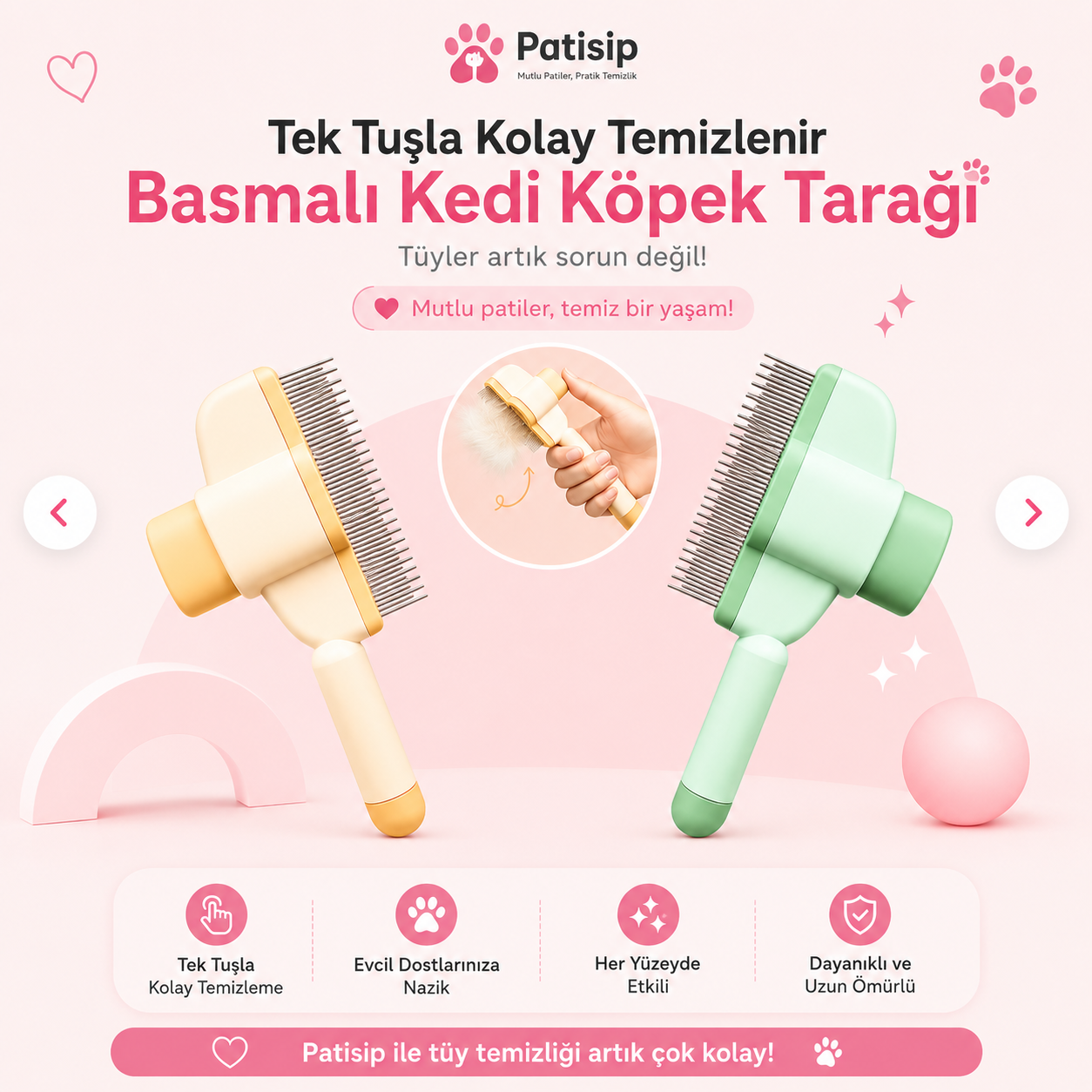 Masaj Etkili Tüy Temizleyici